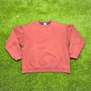 Columbia Sportswear Men’s Crewneck Sweatshirt Size Large Faded Brick Red